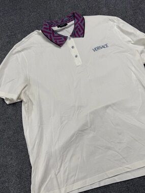 Versace Taylor Fit Geometric Polo 6XL